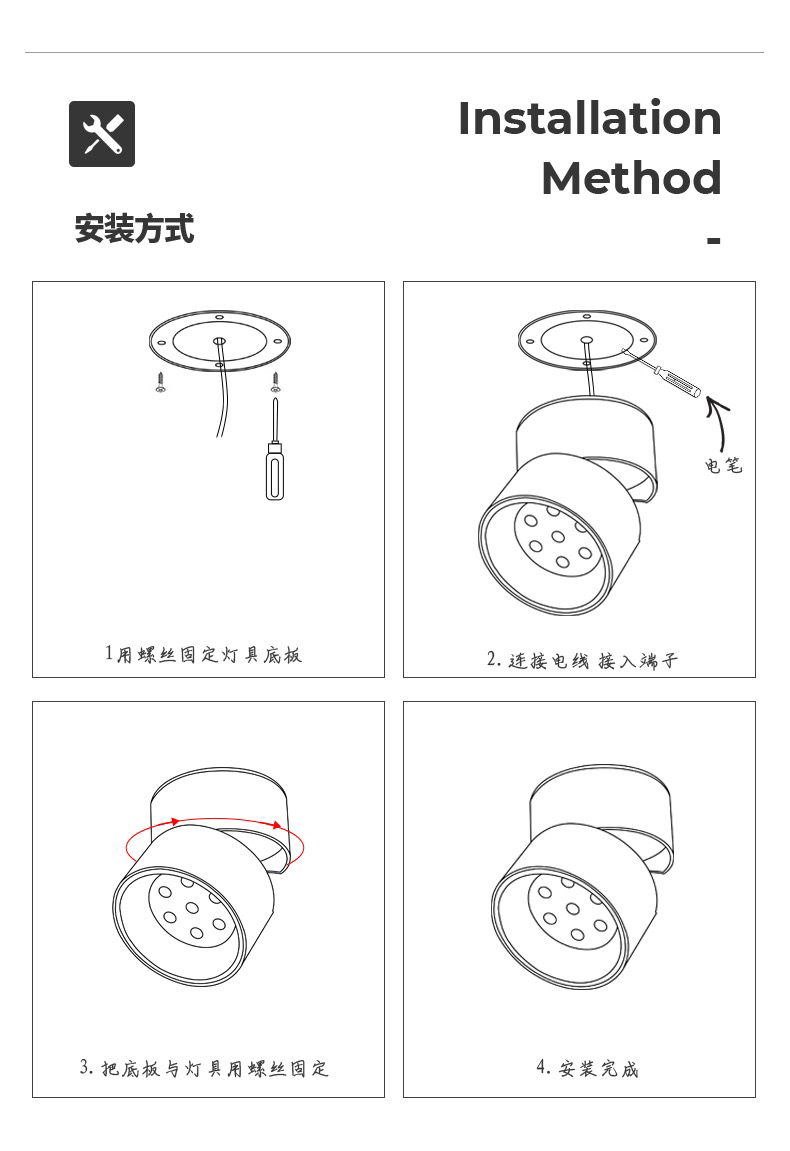 LED honeycomb anti-glare folding spotlight，