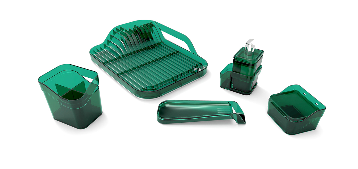 2015if，Tableware drain rack，Kitchenware，product design，