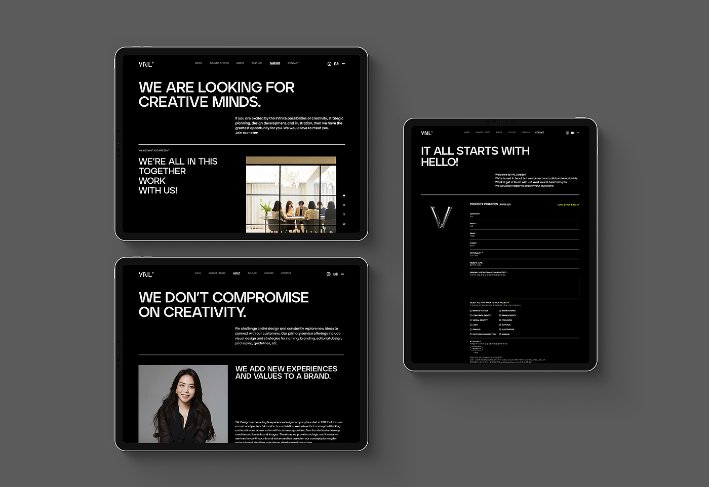 Communication design，website，