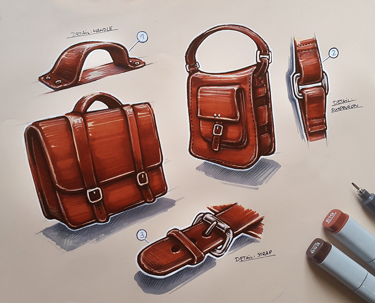 Hand drawn，product design，