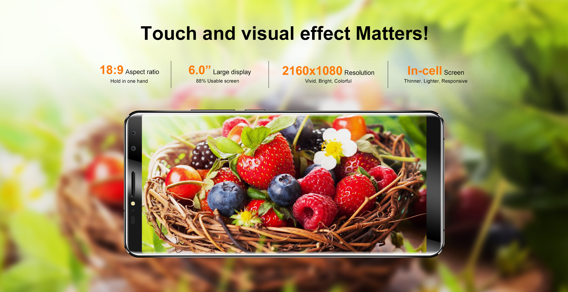 mobile phone，Large battery mobile phone，Full screen mobile phone，Glare phone back cover，Mobile phone details page，E-commerce mobile phone design，face detection ，