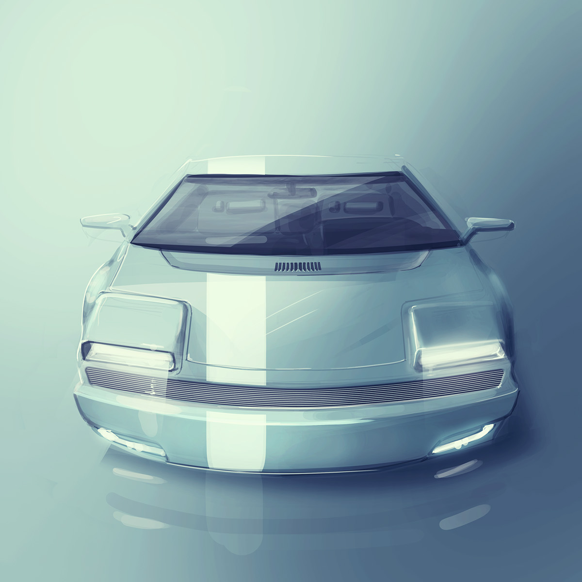 Digital plate，vehicle，Hand drawn，sketchbook，