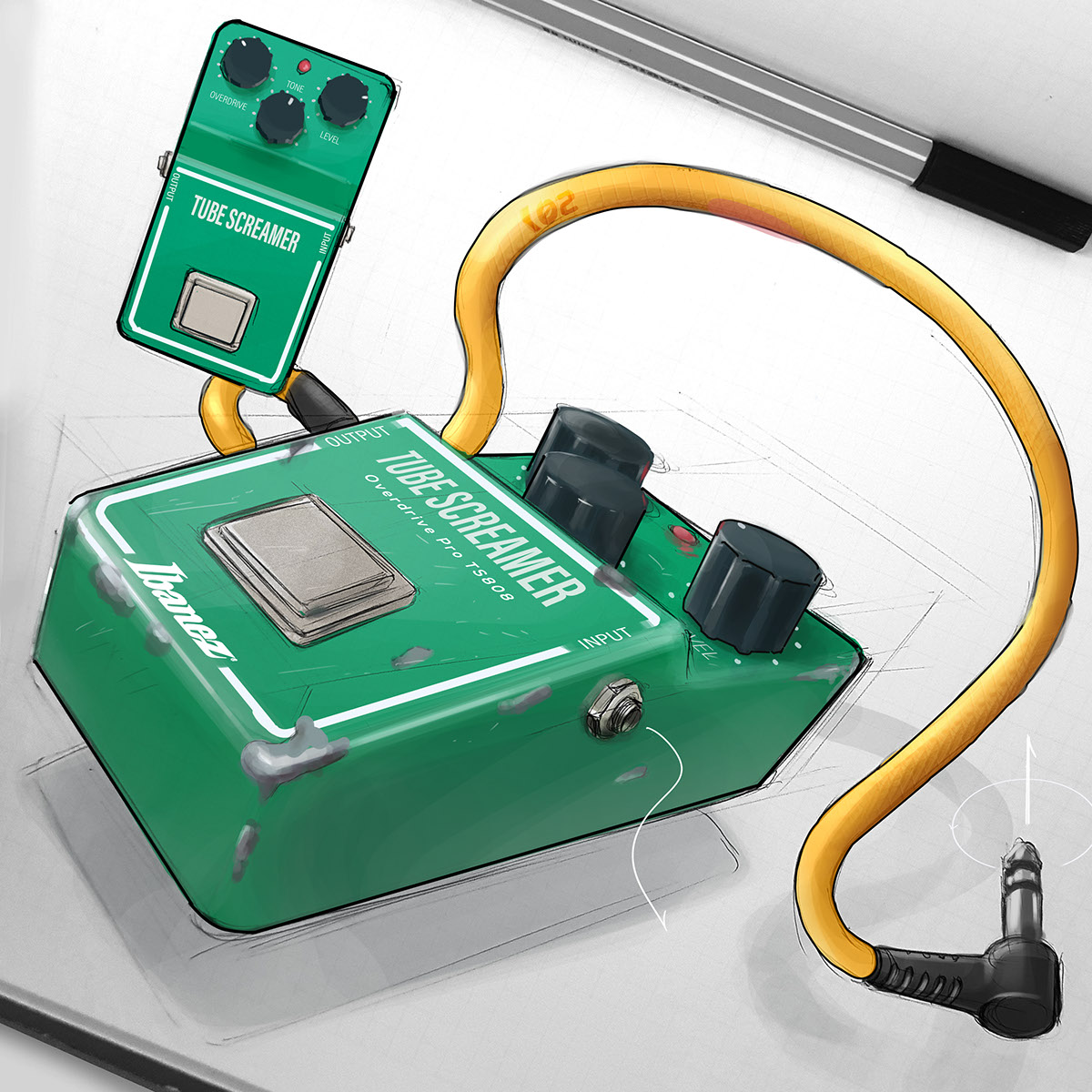 Digital plate，vehicle，Hand drawn，sketchbook，