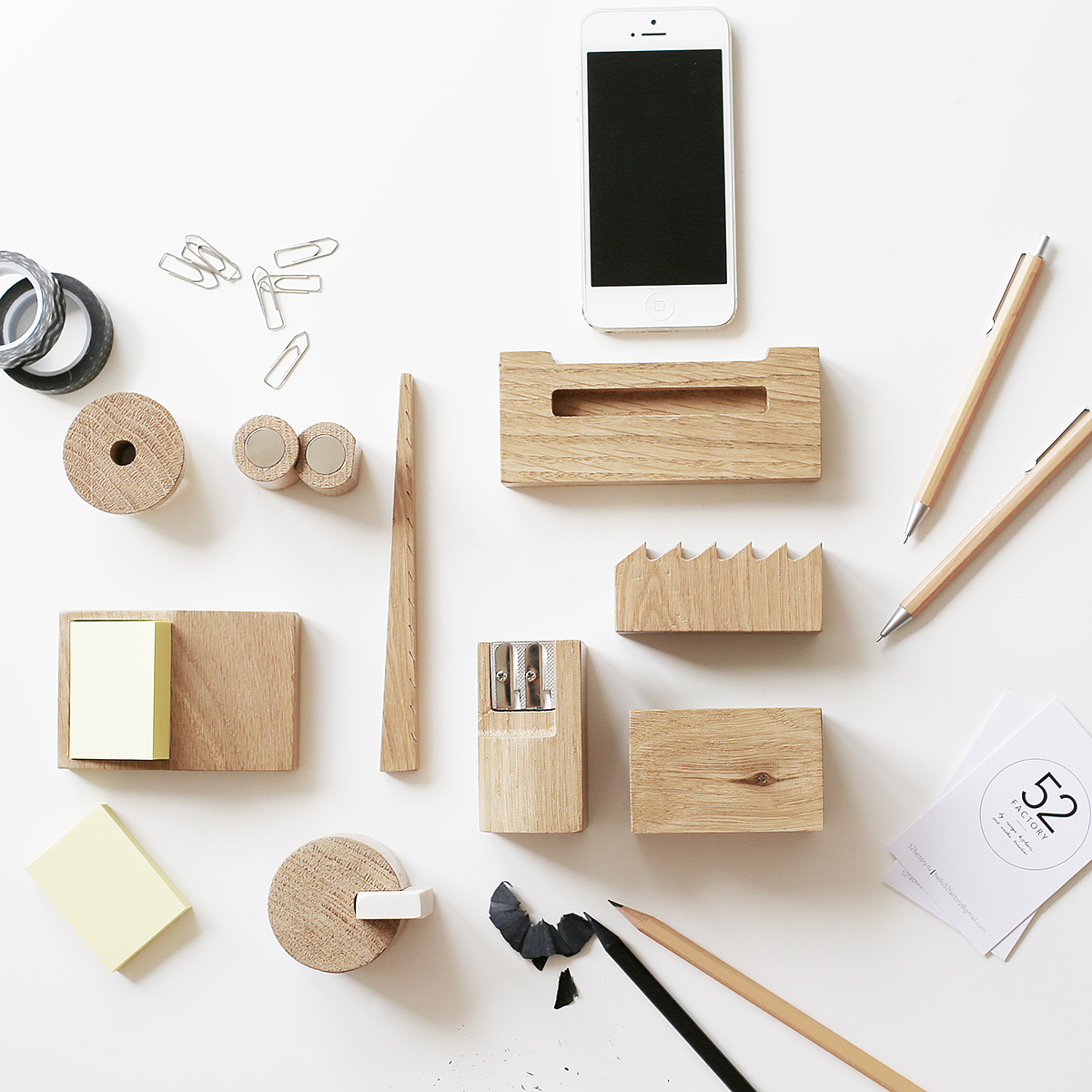 Office Supplies，industrial design，modelling，Stationery，woodiness，