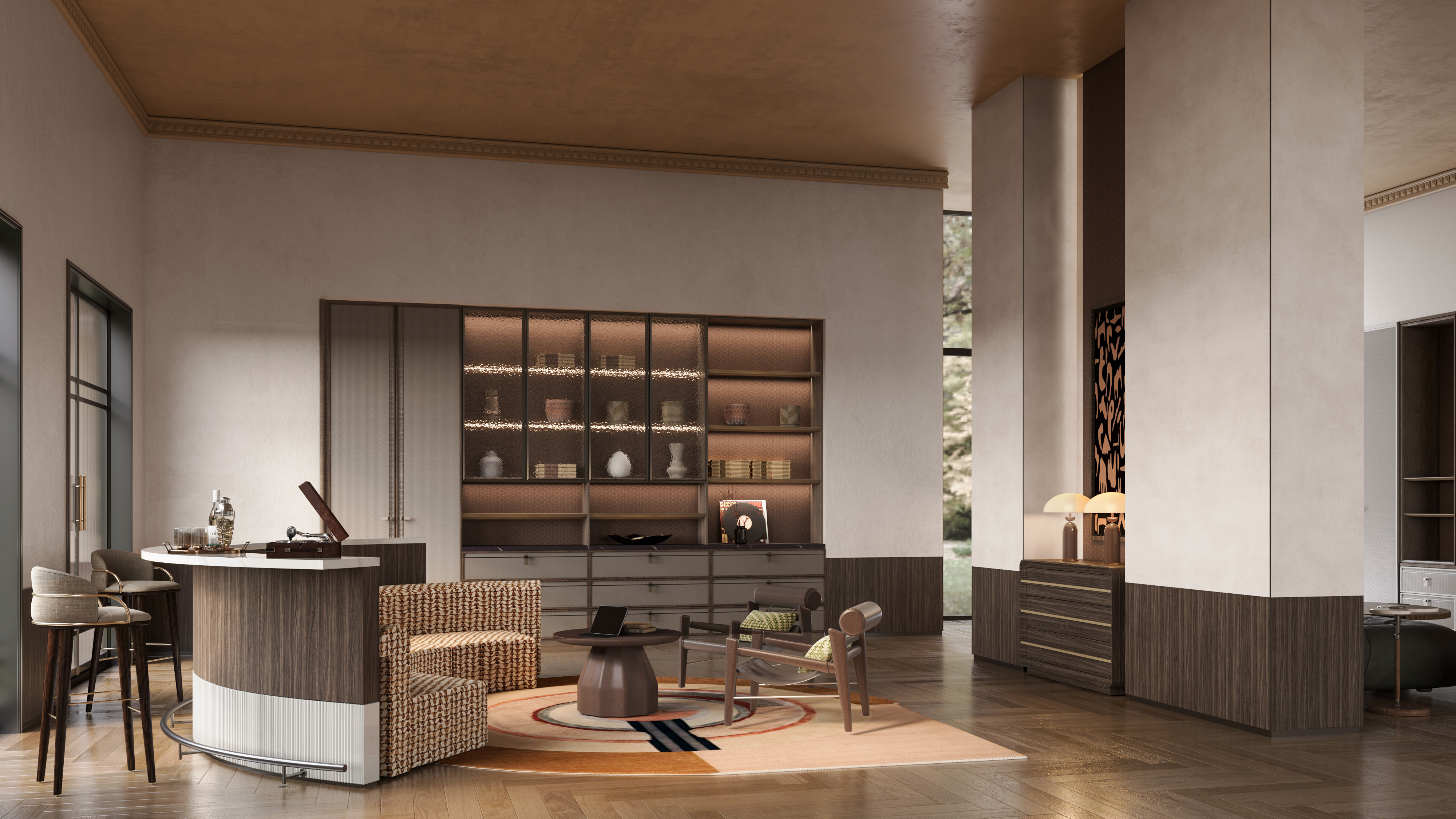 Interior design，residence，