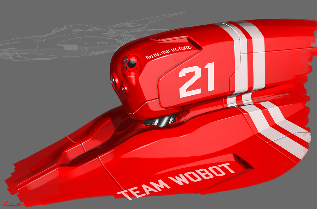 Hand drawn，science fiction，aircraft，safety hat，entertainment，