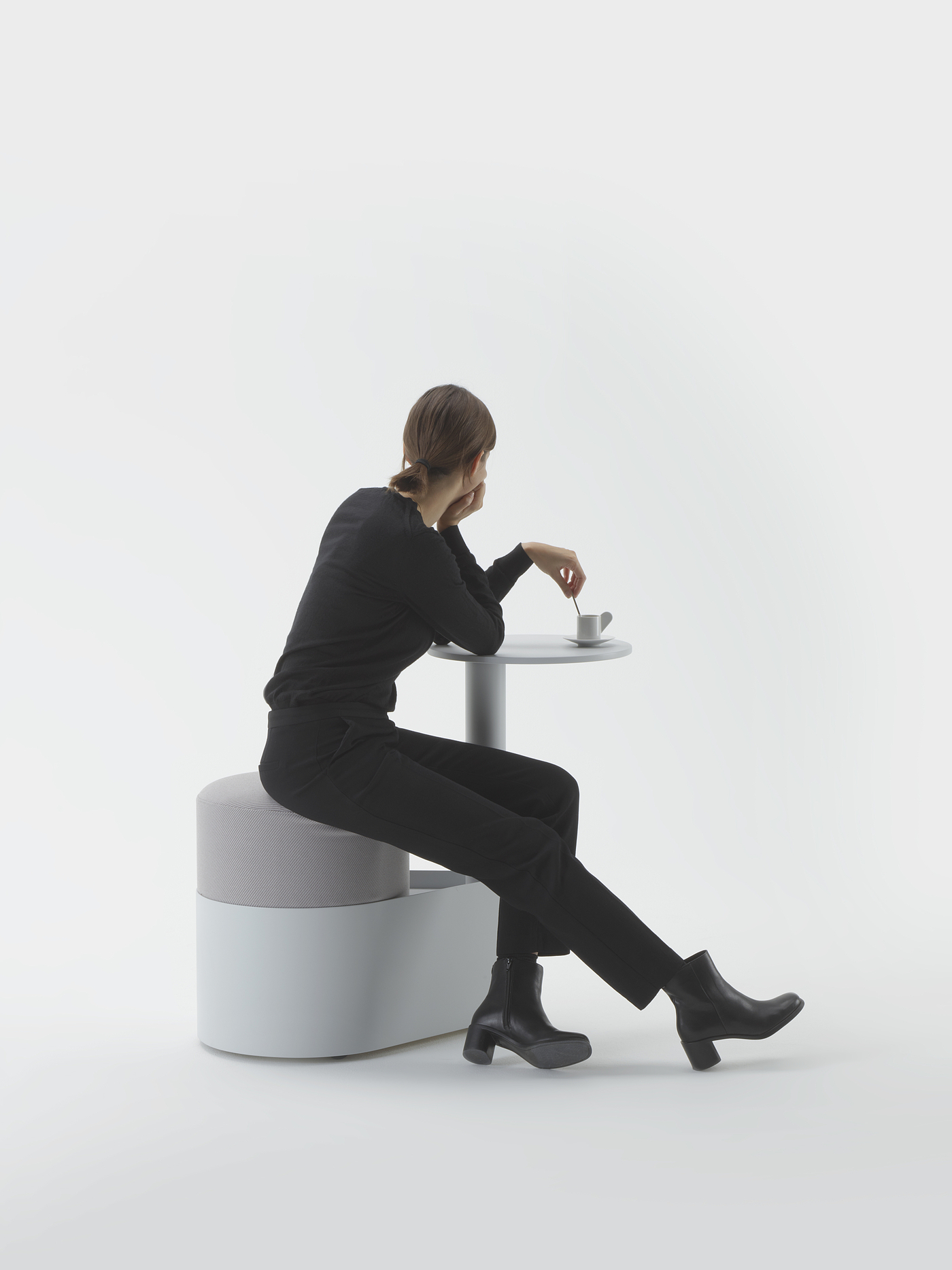 产品设计，办公室，移动桌椅组合，