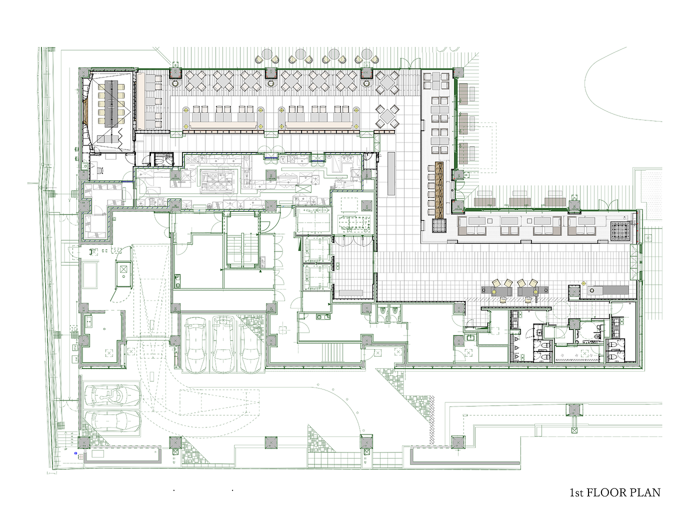 Interior design，Hospitality space，