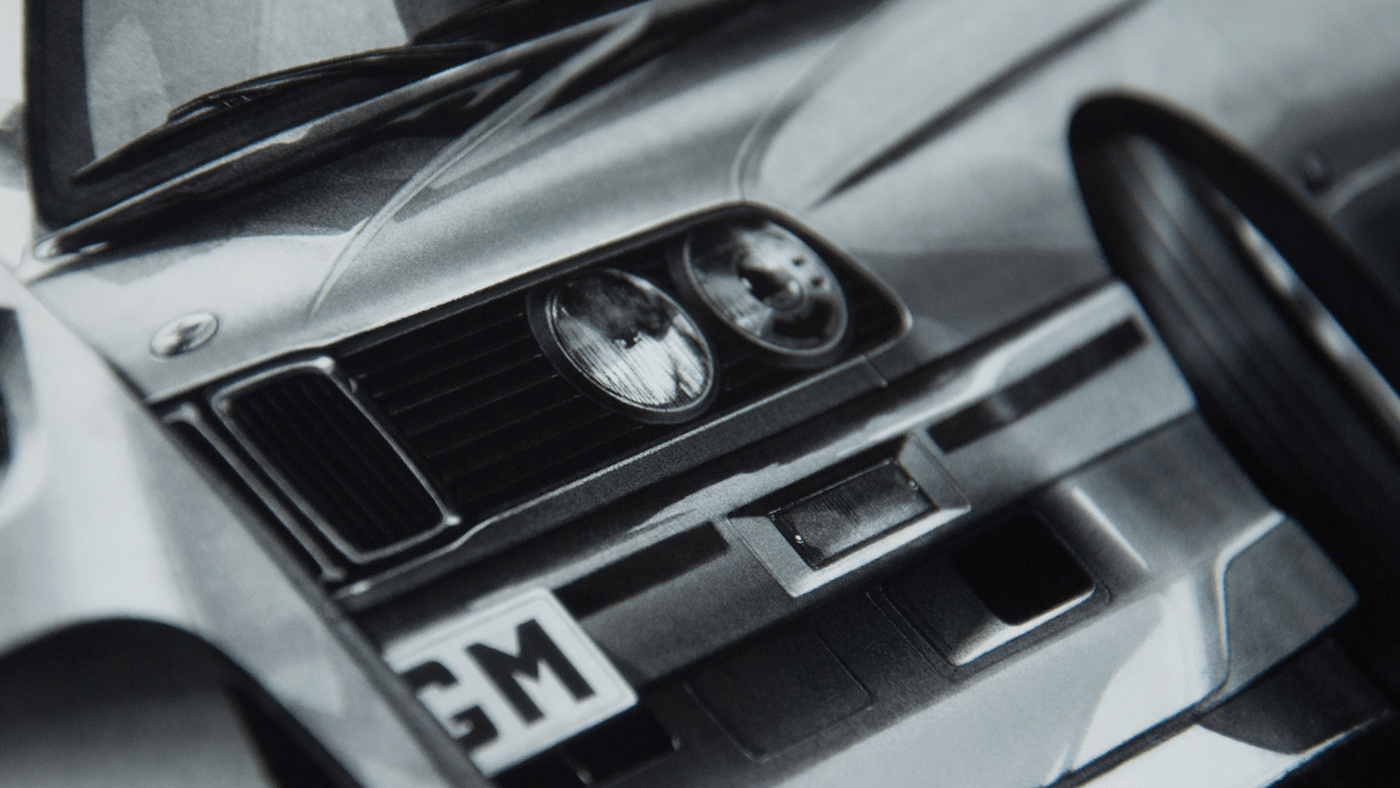 automobile，vehicle，Hand drawn，M3，