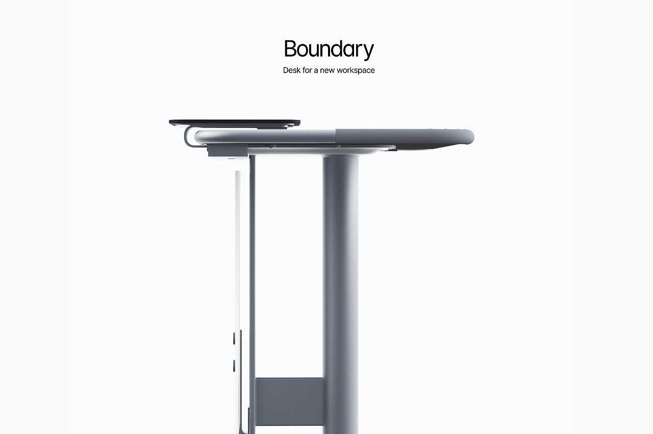 desk，Office furniture ，Boundary，conceptual design，