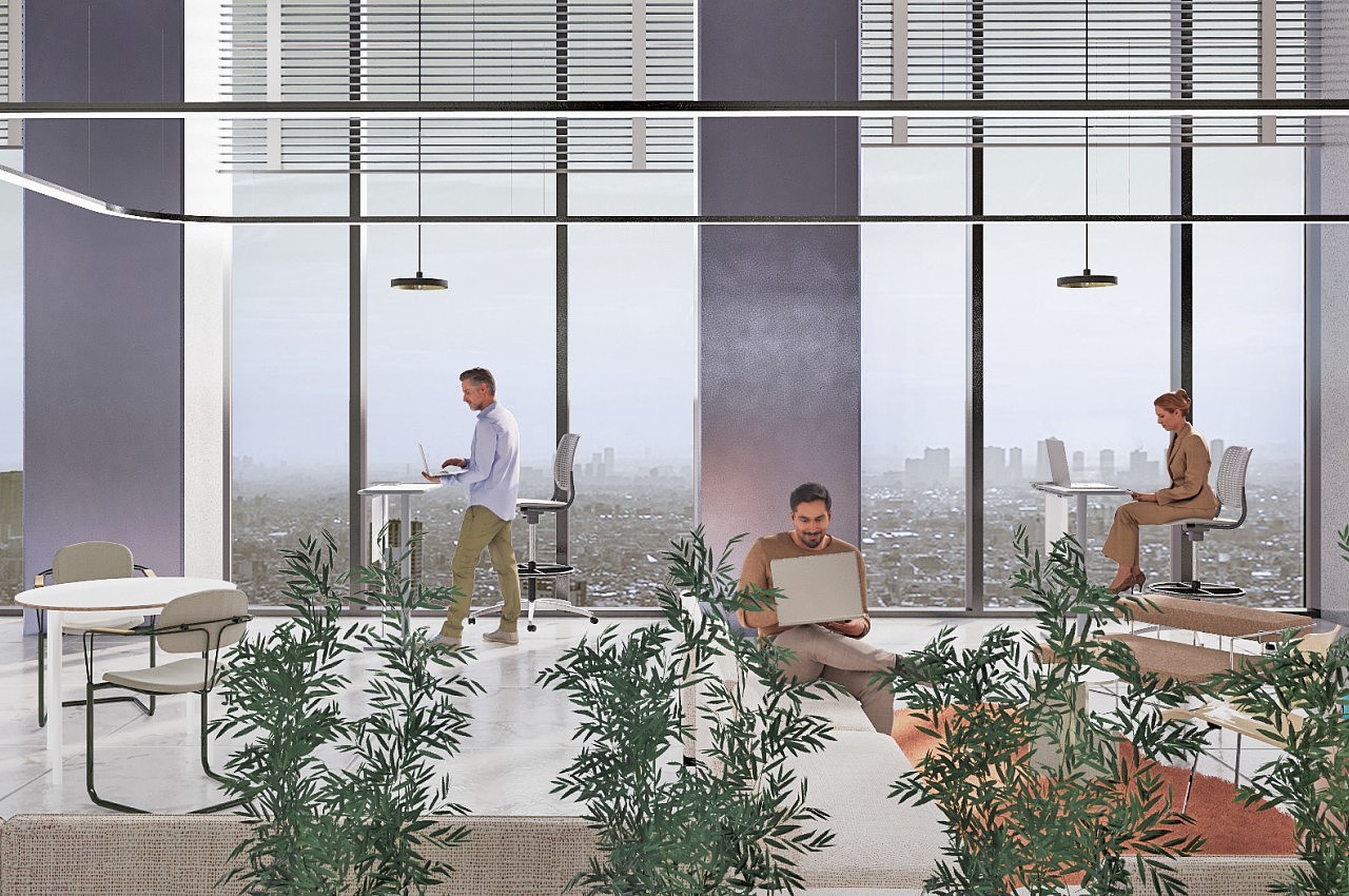 desk，Office furniture ，Boundary，conceptual design，