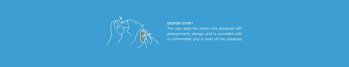 Ergonomics，Peeler，Bionics Design ，Hammer head，