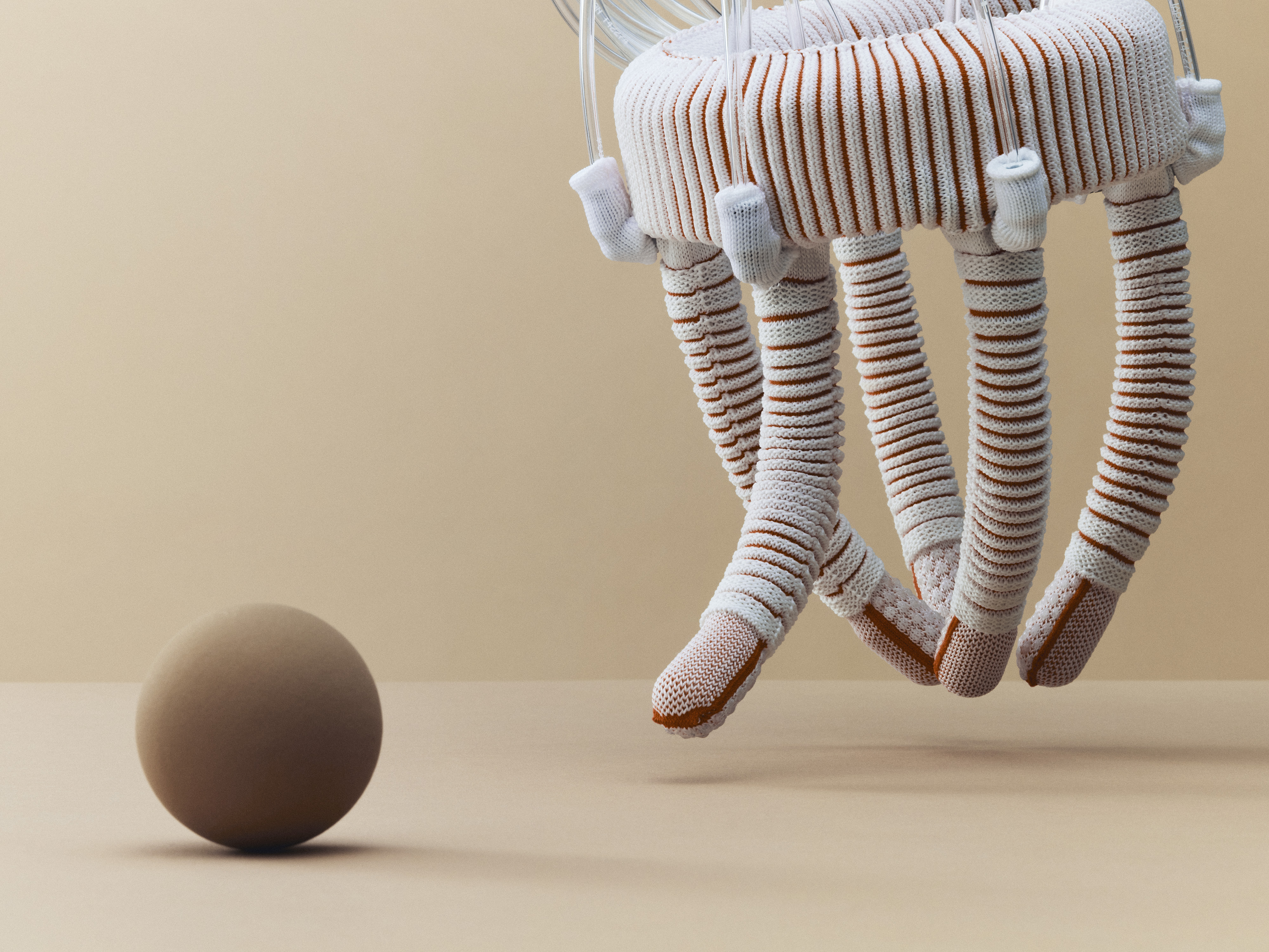 Professional concept，Product concept，Soft Robot Hand，