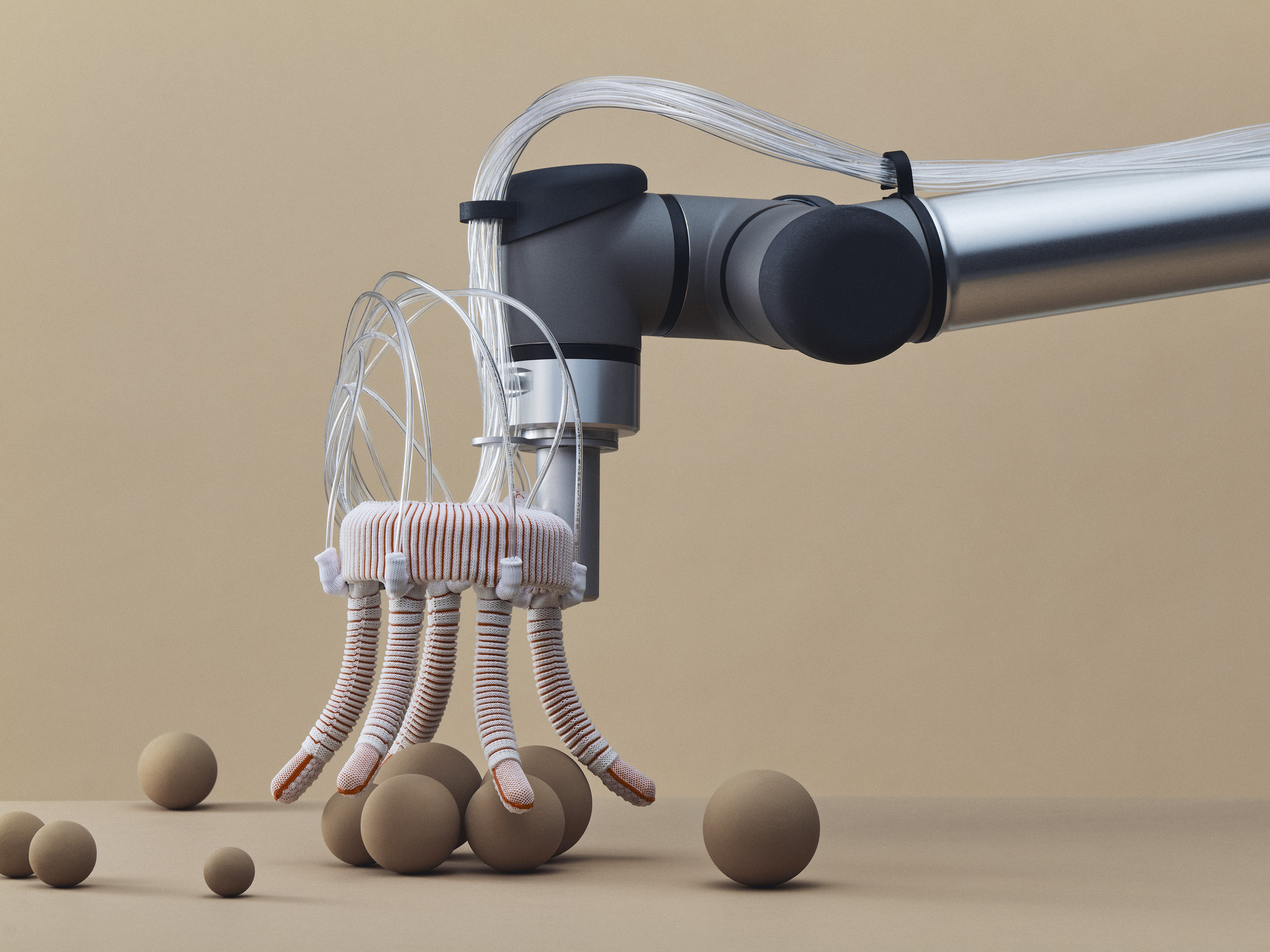 Professional concept，Product concept，Soft Robot Hand，