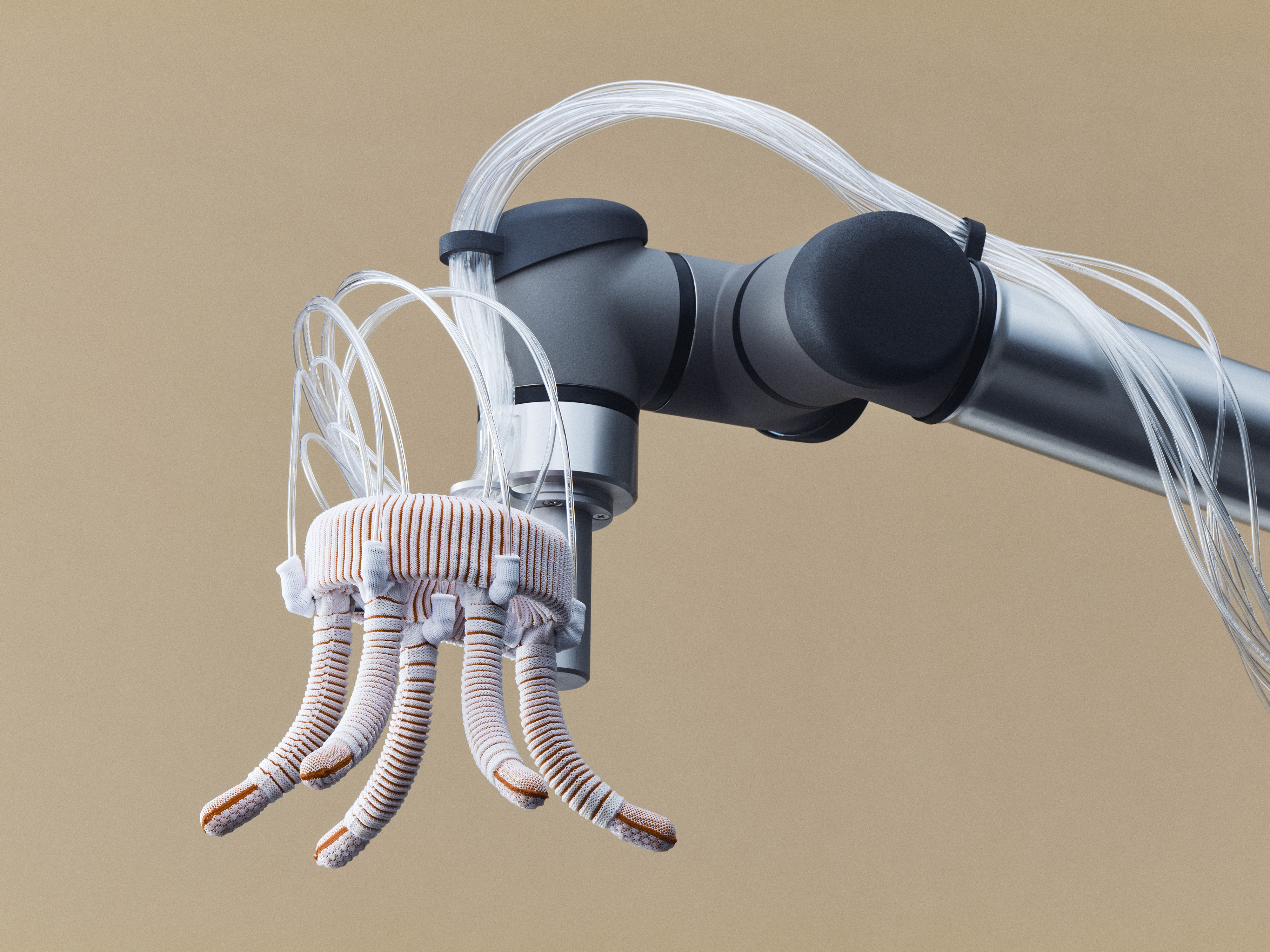 Professional concept，Product concept，Soft Robot Hand，