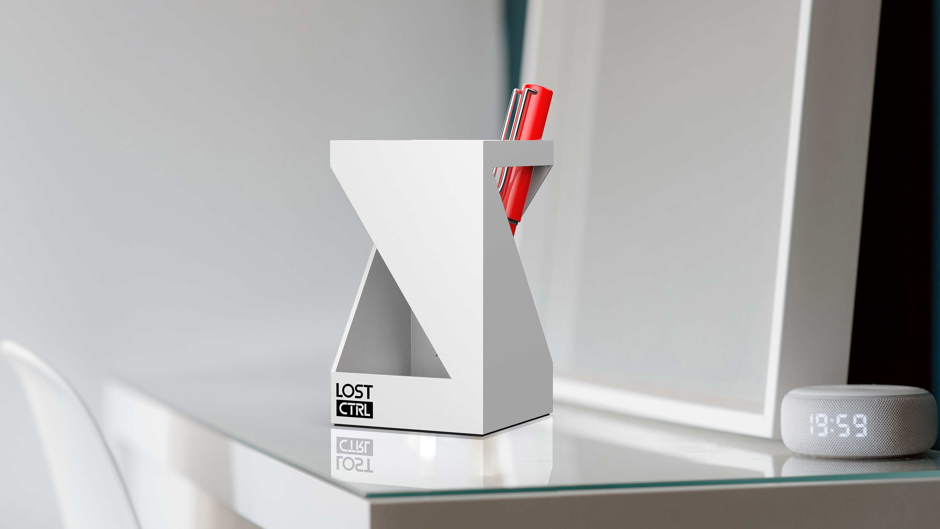 LOST CTRL，Aluminum alloy pen holder，