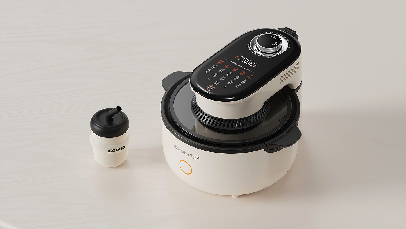 Air fryer，small home appliances，Cool tide，Light Retro，Jiuyang，Retro-ism，