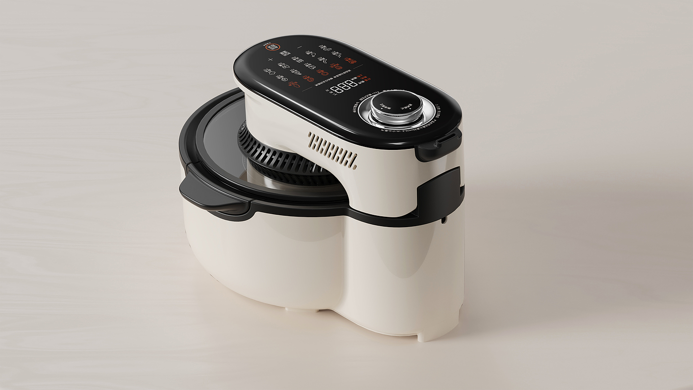 Air fryer，small home appliances，Cool tide，Light Retro，Jiuyang，Retro-ism，