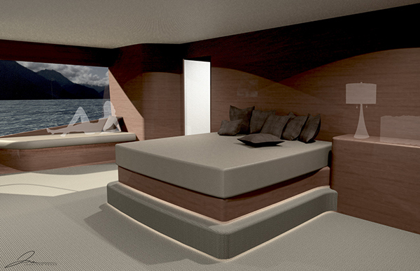 concept，yacht，luxury，industrial design，Interior，