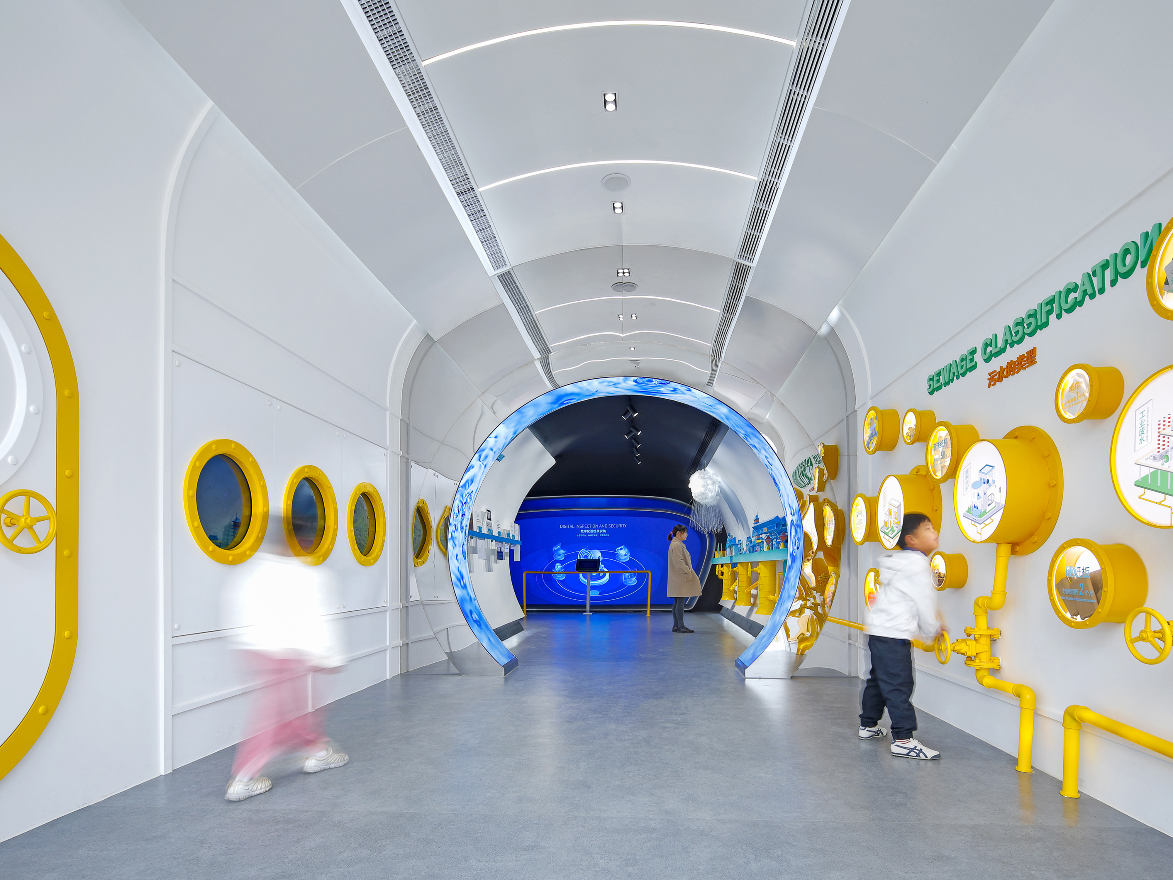 Interior design，public space ，