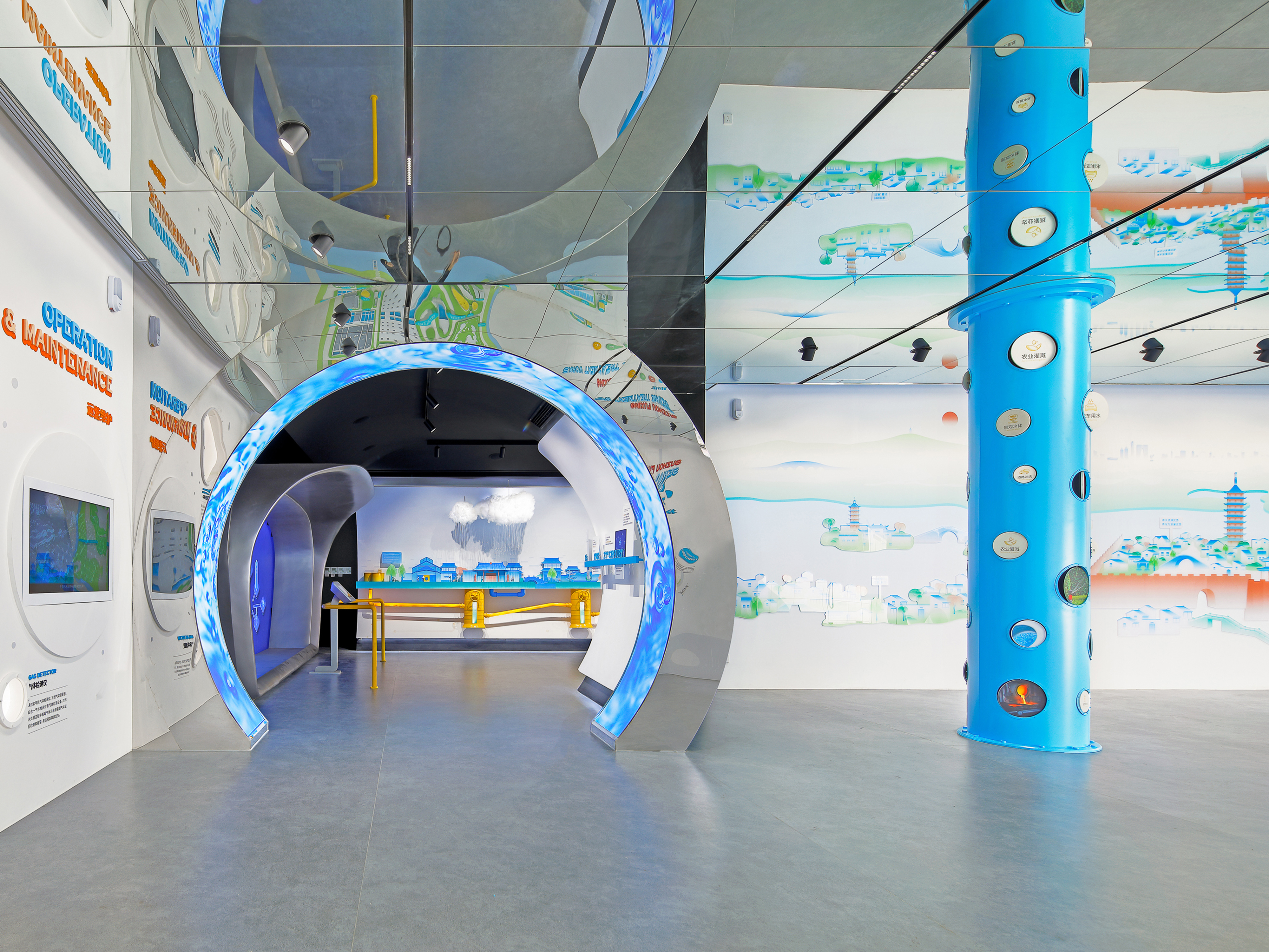 Interior design，public space ，