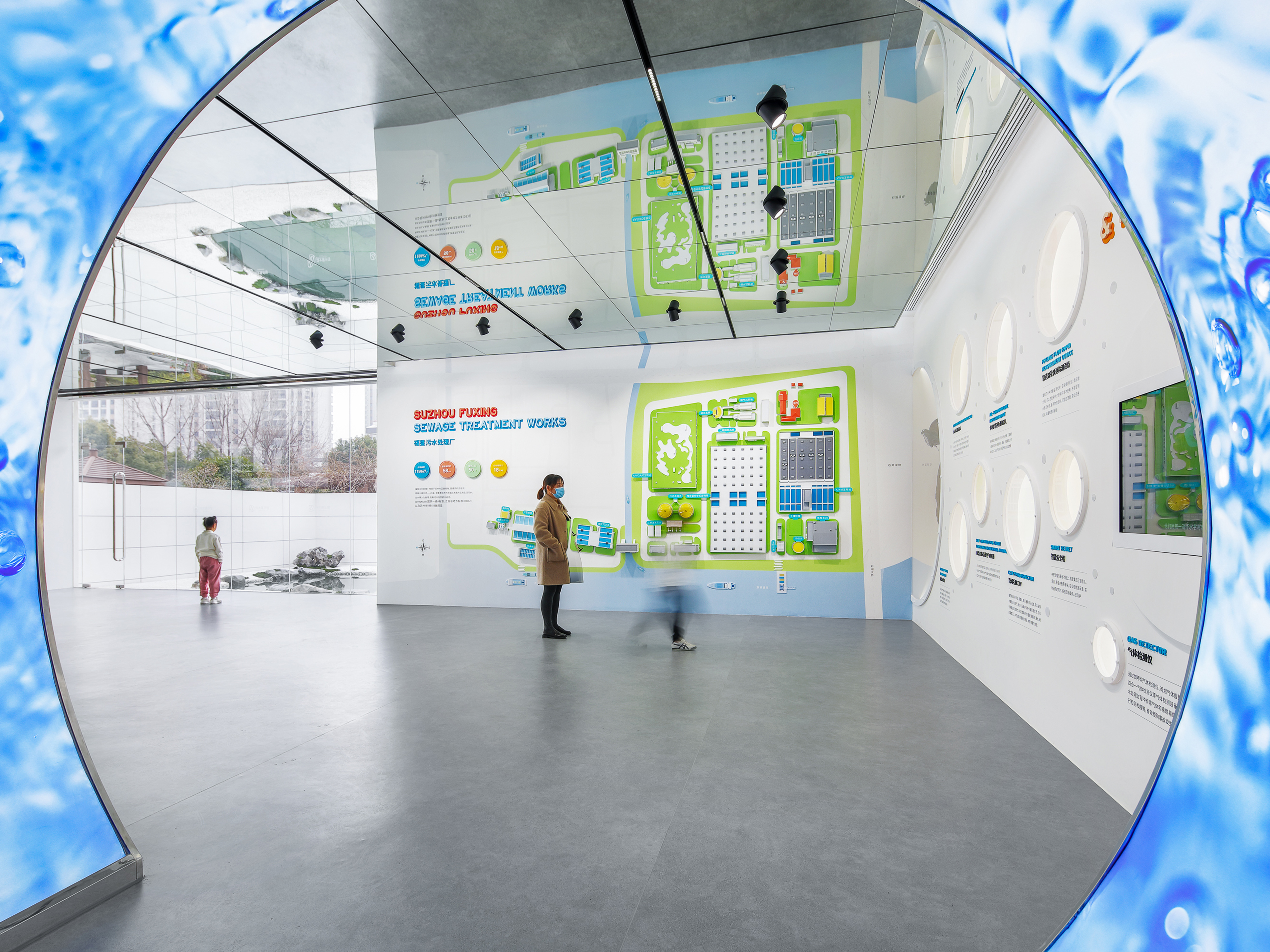 Interior design，public space ，