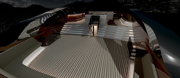concept，yacht，luxury，industrial design，Interior，