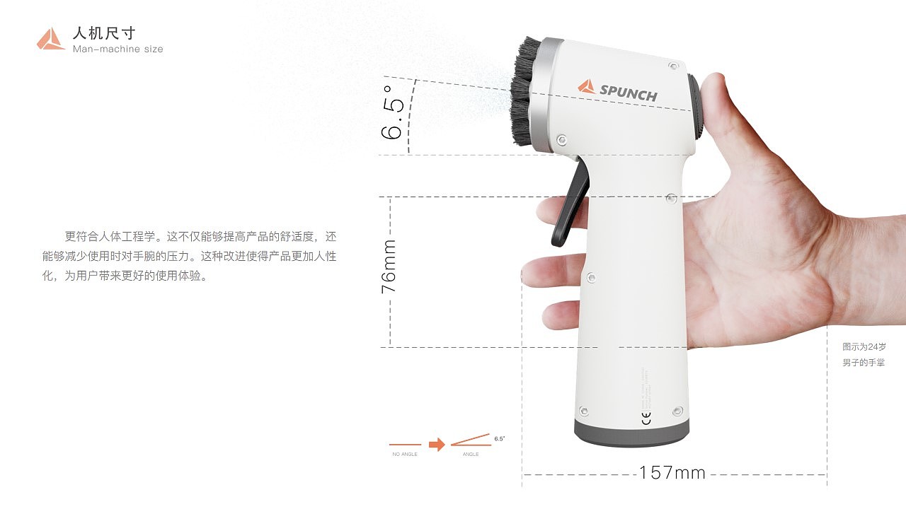 喷雾，刷子，模块化，人体工程学，多功能，单手，商业化，产品设计，