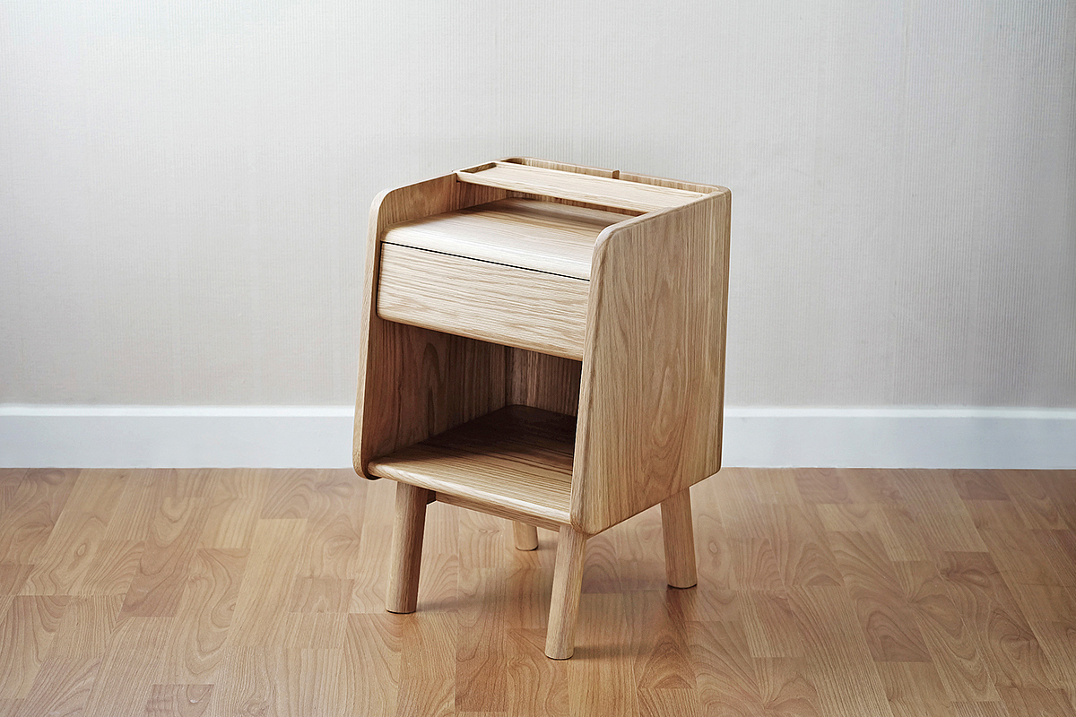 Sumo Side Table，KILTT，solid wood，oak，Side table，