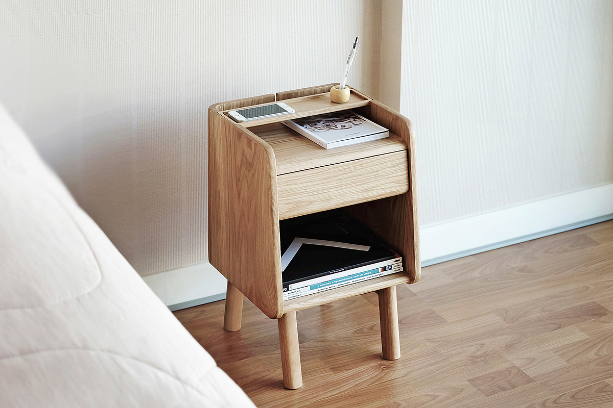 Sumo Side Table，KILTT，solid wood，oak，Side table，