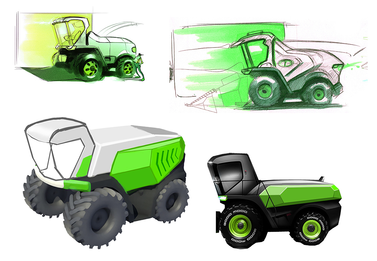 Harvester，Harvester，Hand drawn，