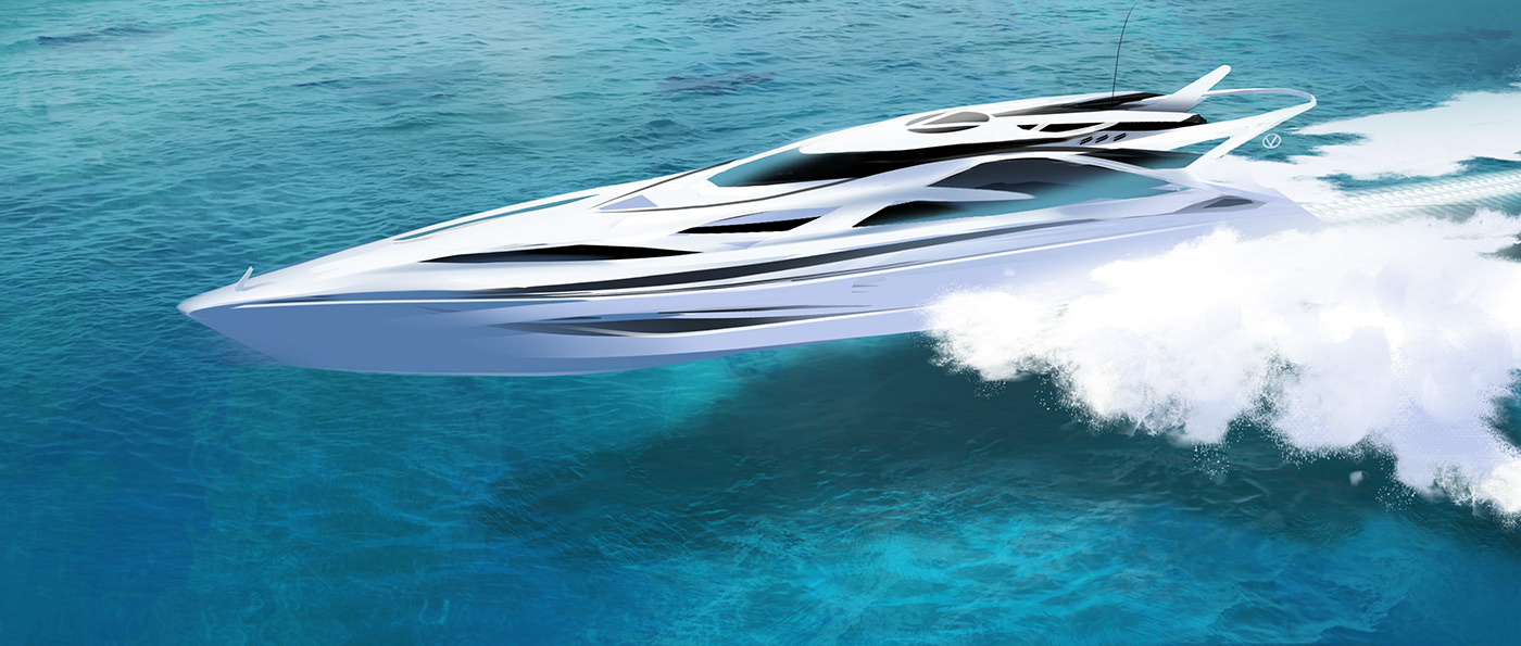vehicle，Speedboat，Ocean Machines，