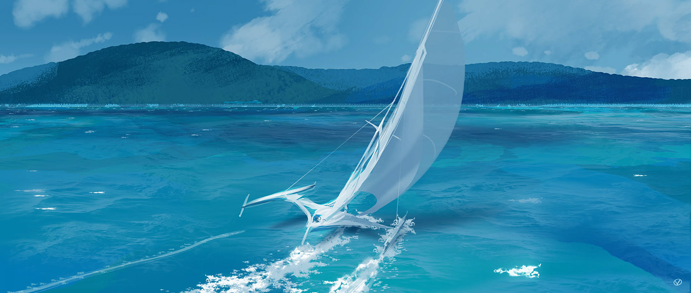 vehicle，Speedboat，Ocean Machines，