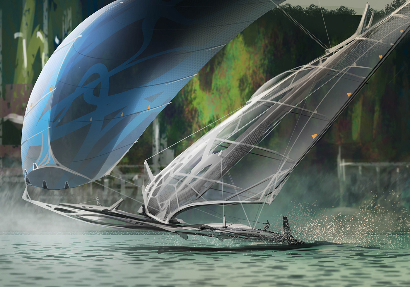 vehicle，Speedboat，Ocean Machines，