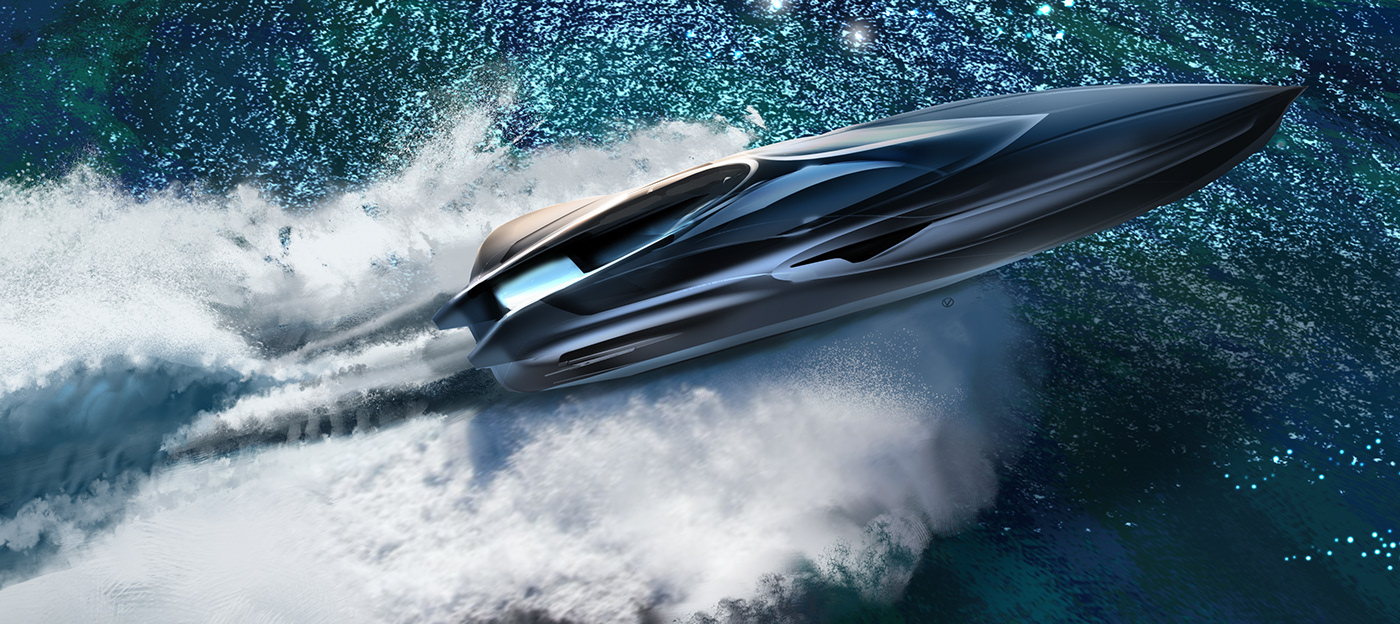 vehicle，Speedboat，Ocean Machines，