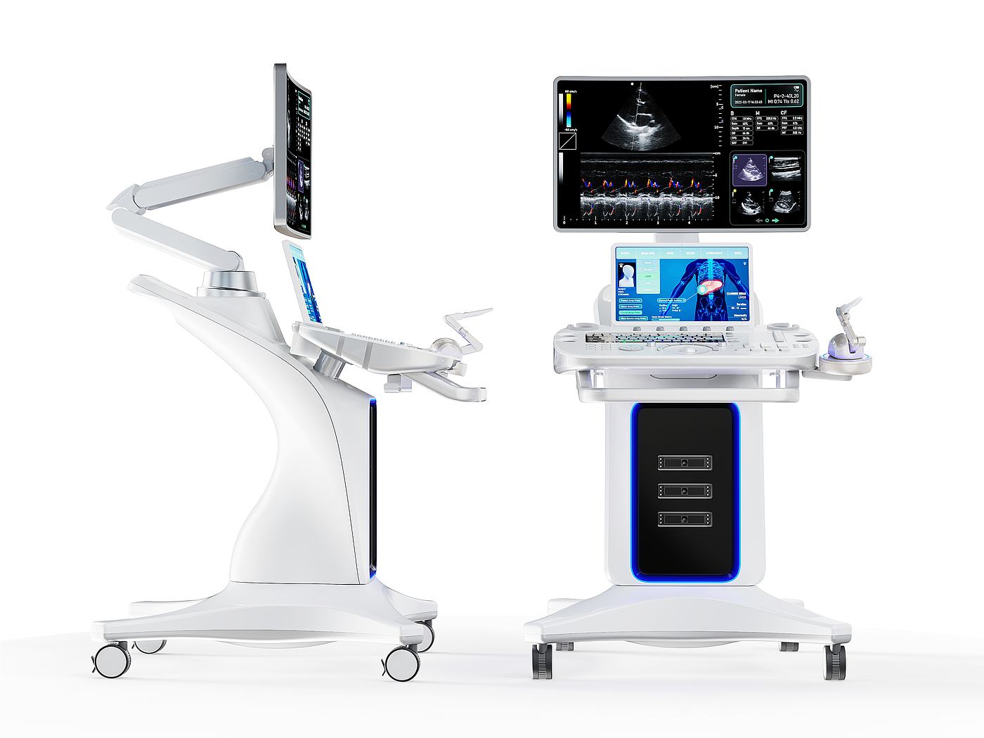 Professional concept，Product concept，remote ultrasonic diagnostic system，