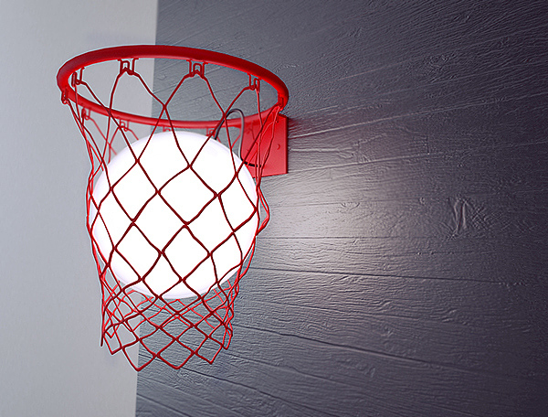 Wall lamp，Atmosphere lamp，lamp，light，Home Furnishing，Basketball，