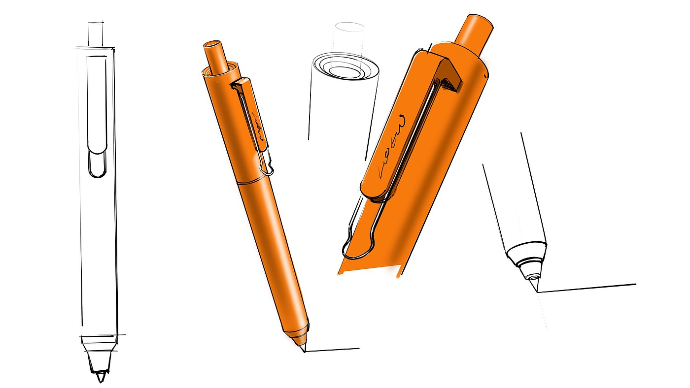 Roller ball pen，Stationery，industrial design，Design studio，product design，