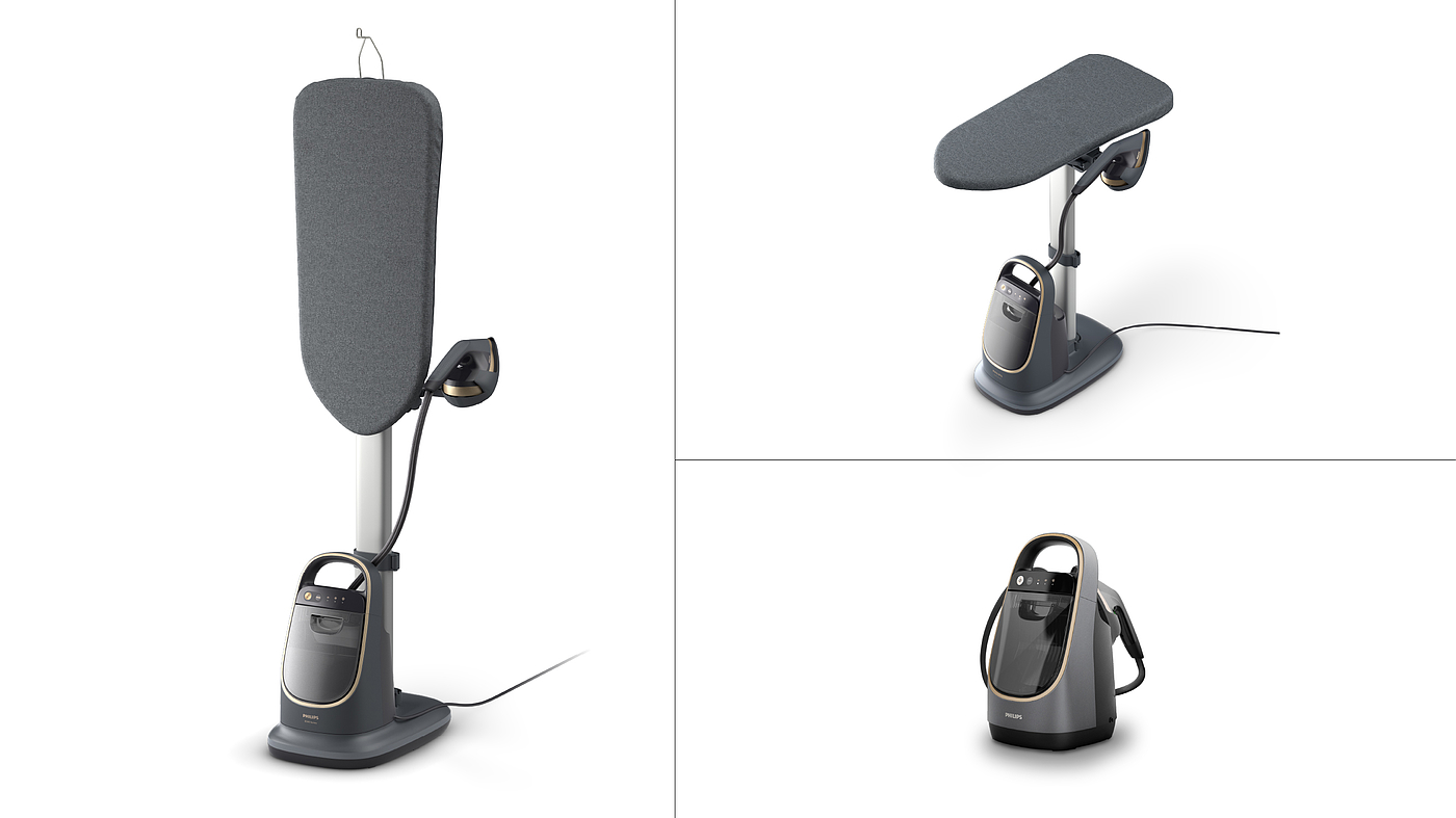 product design，Home/tableware，Philips all-in-one ironing machine，
