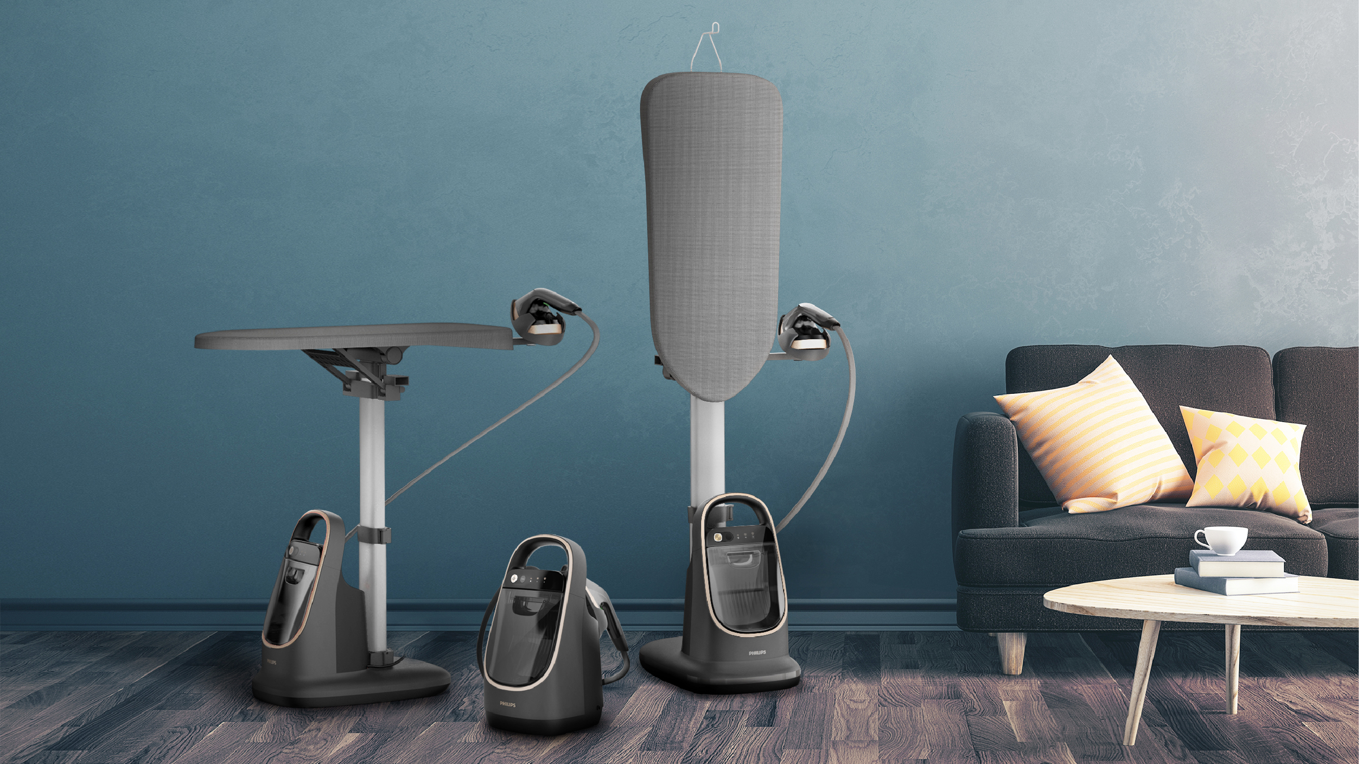 product design，Home/tableware，Philips all-in-one ironing machine，