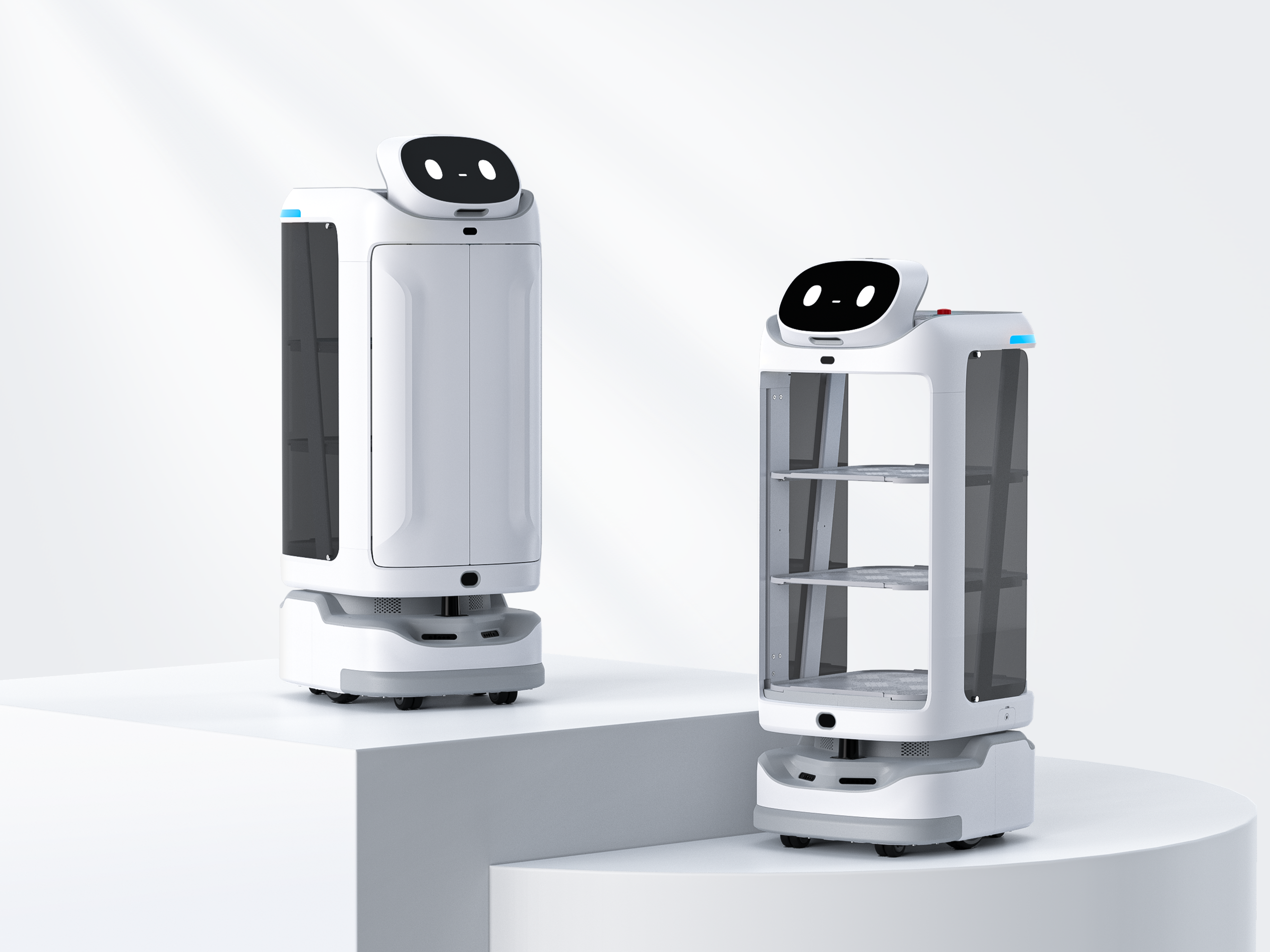 product design，Public Design/Retail Projects，Multifunctional delivery robot，