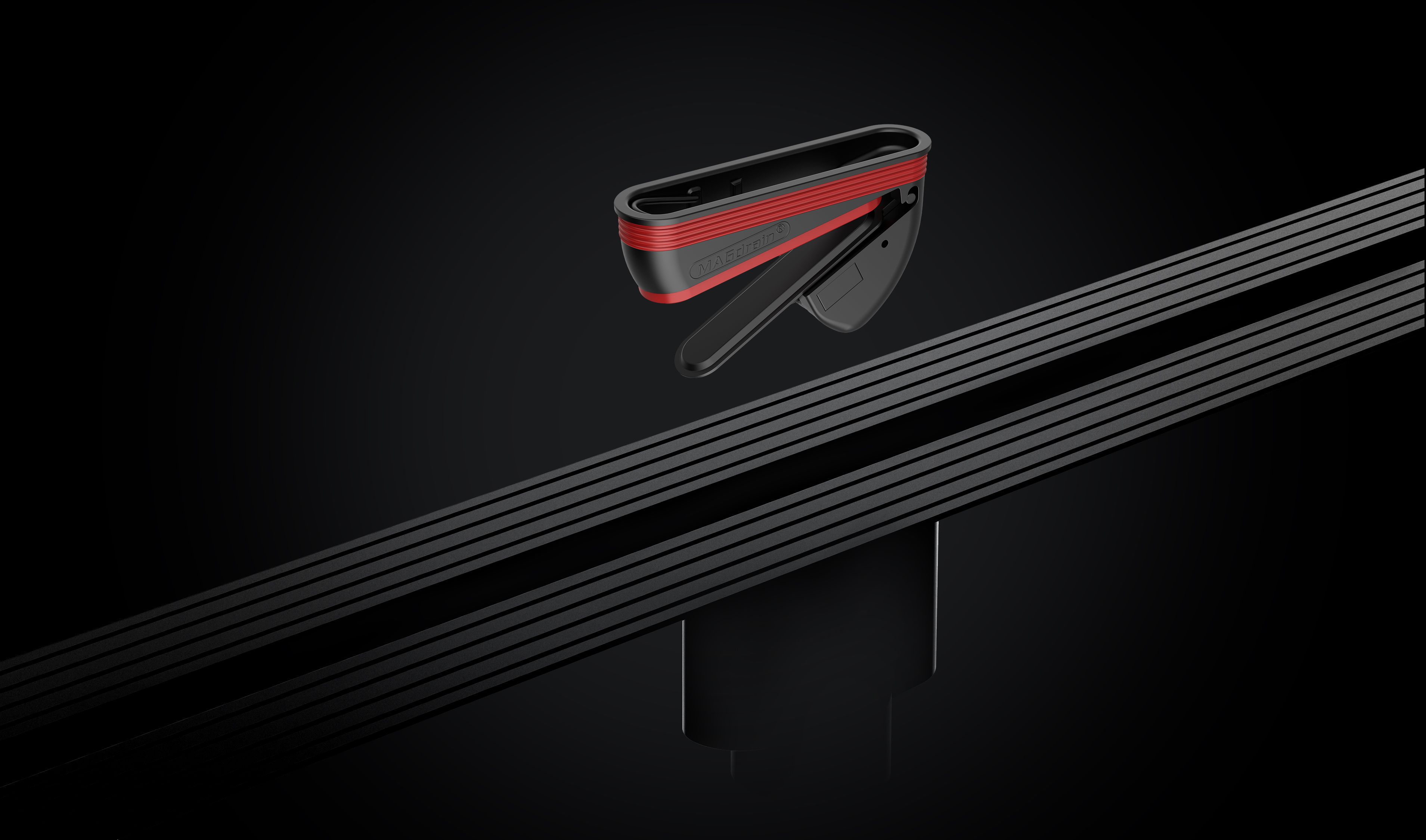 product design，Architectural technology，Linear earth drain magnetic drain valve，