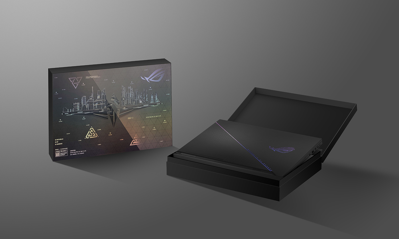packing design，Consumer products，Laptop Packaging，