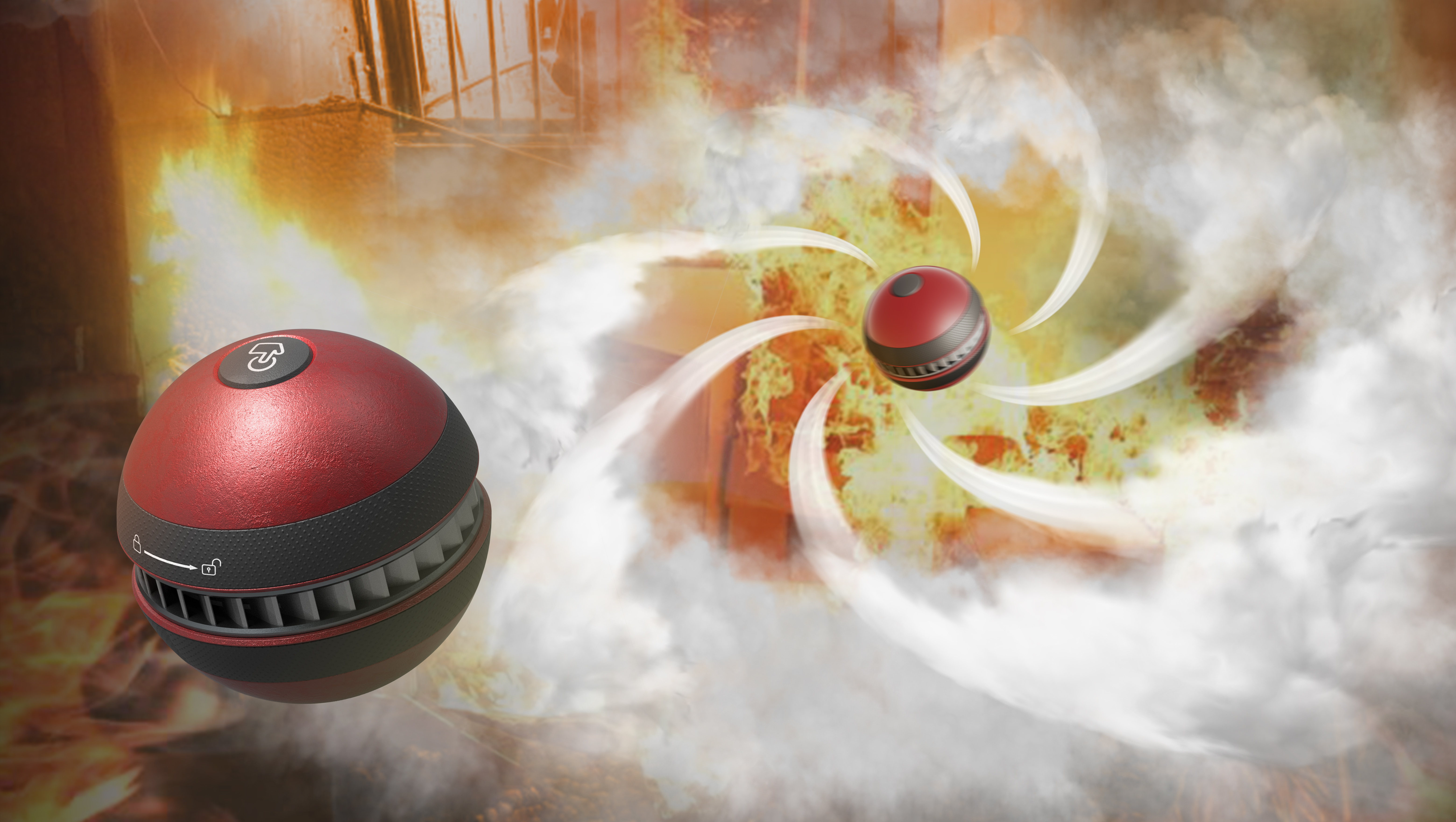 Professional concept，Product concept，Fire Extinguisher，