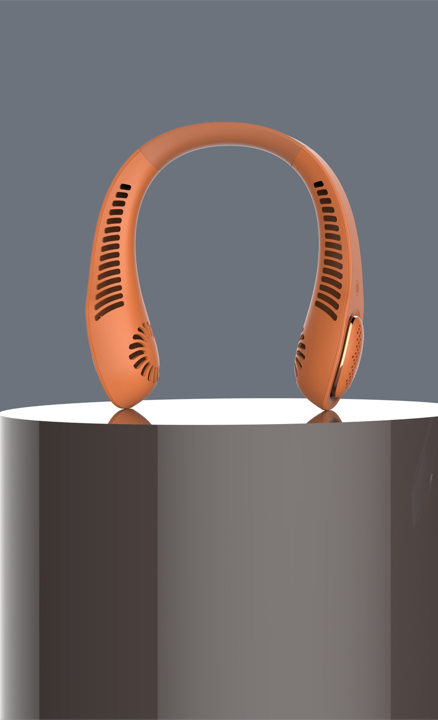 Hanging neck fan design case，