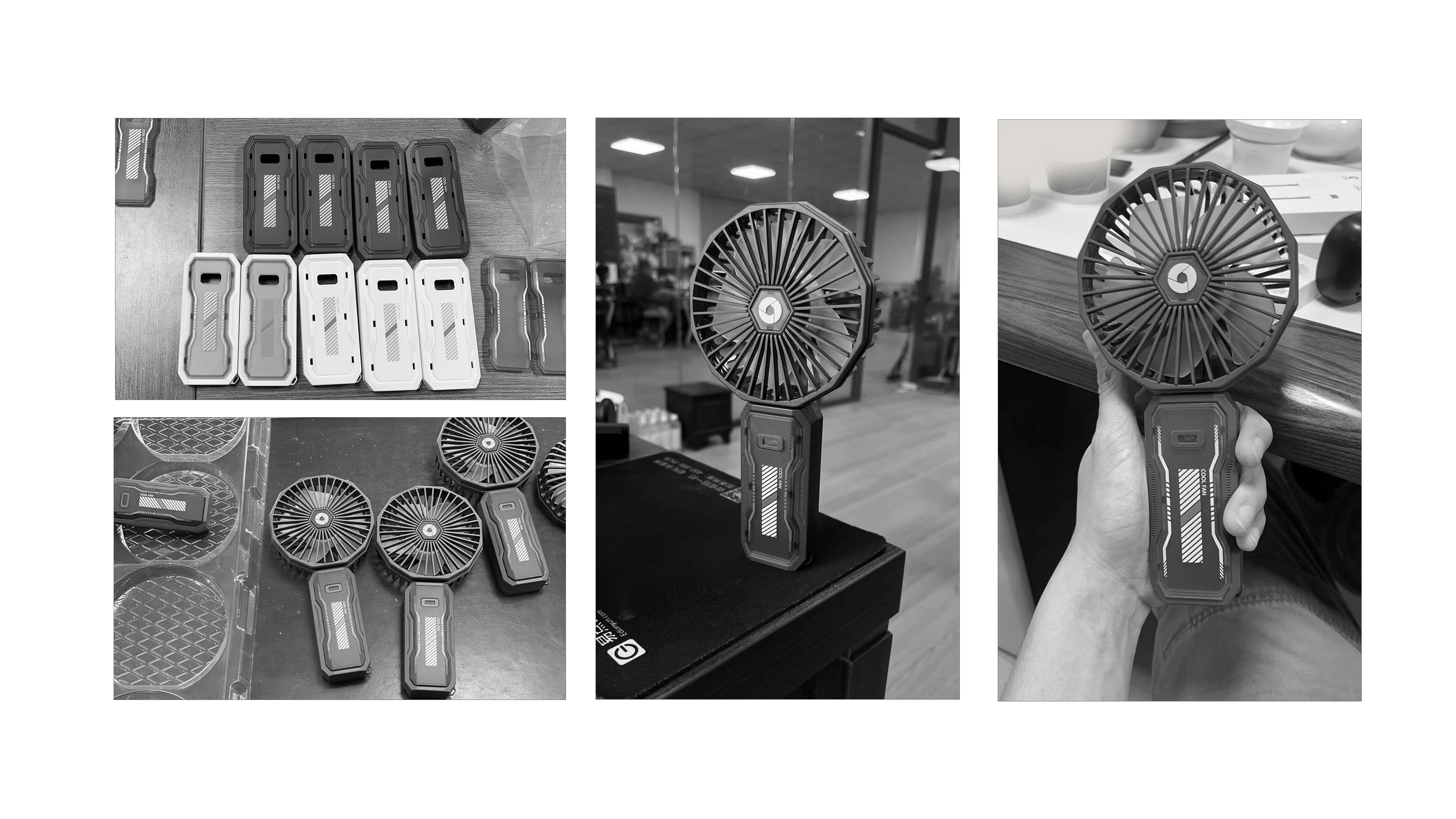 Handheld fan，Small fan，Cyberpunk，Cool，