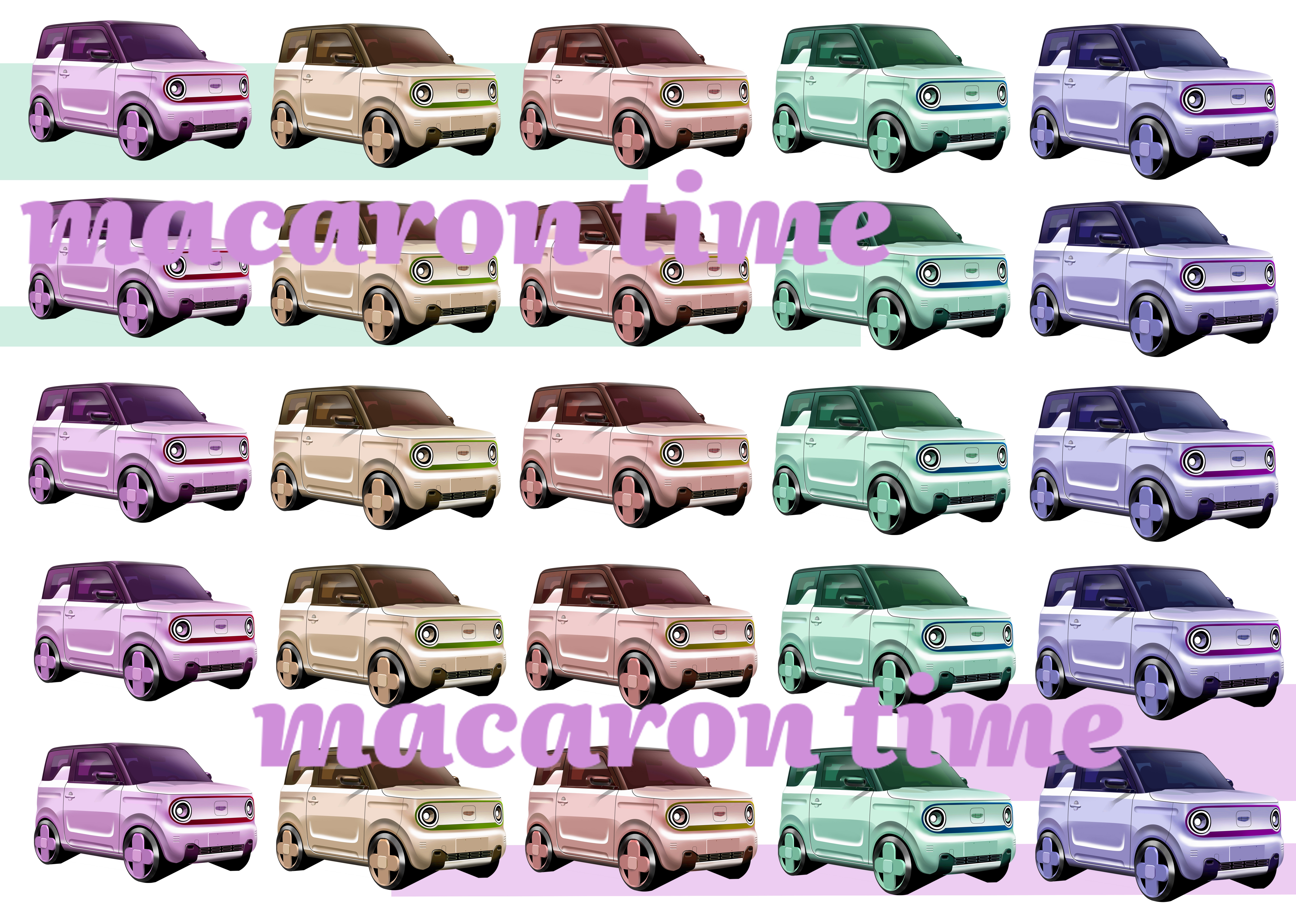 automobile，Brain hole，informal essay，Hand drawn，auspicious，