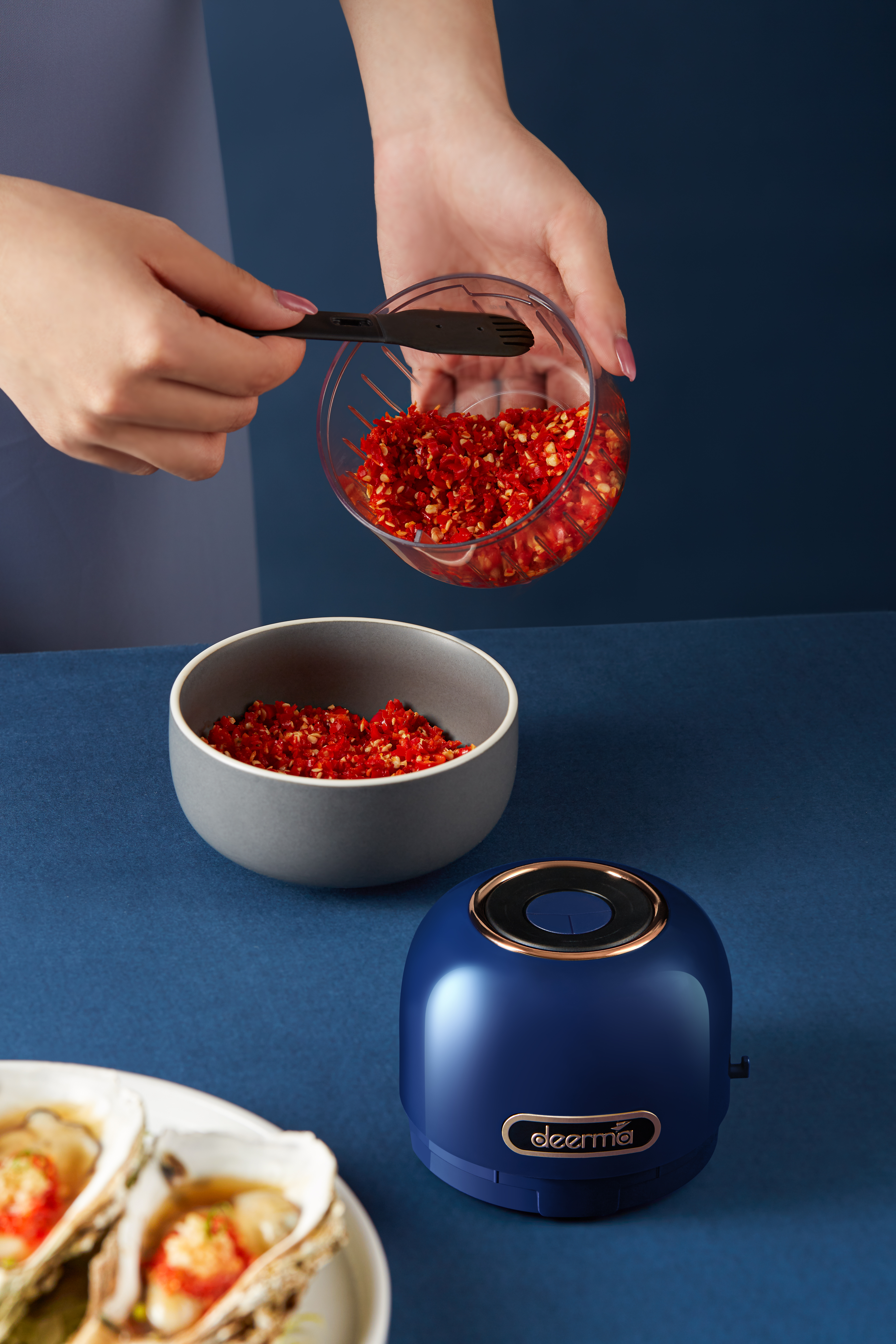 industrial design，Kitchen appliances，mini food processing machine，Delma，