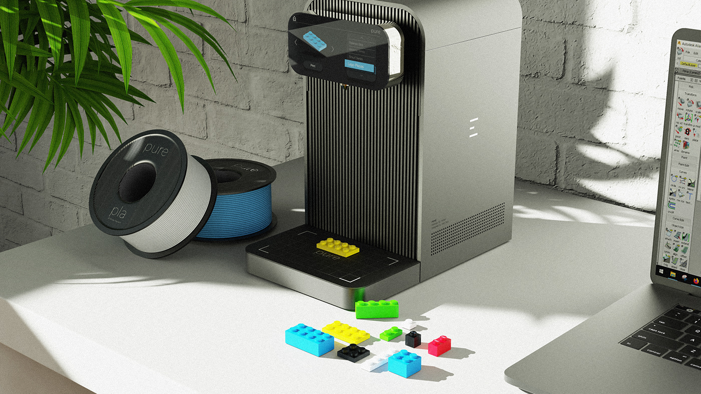 printer，mini，aluminium，