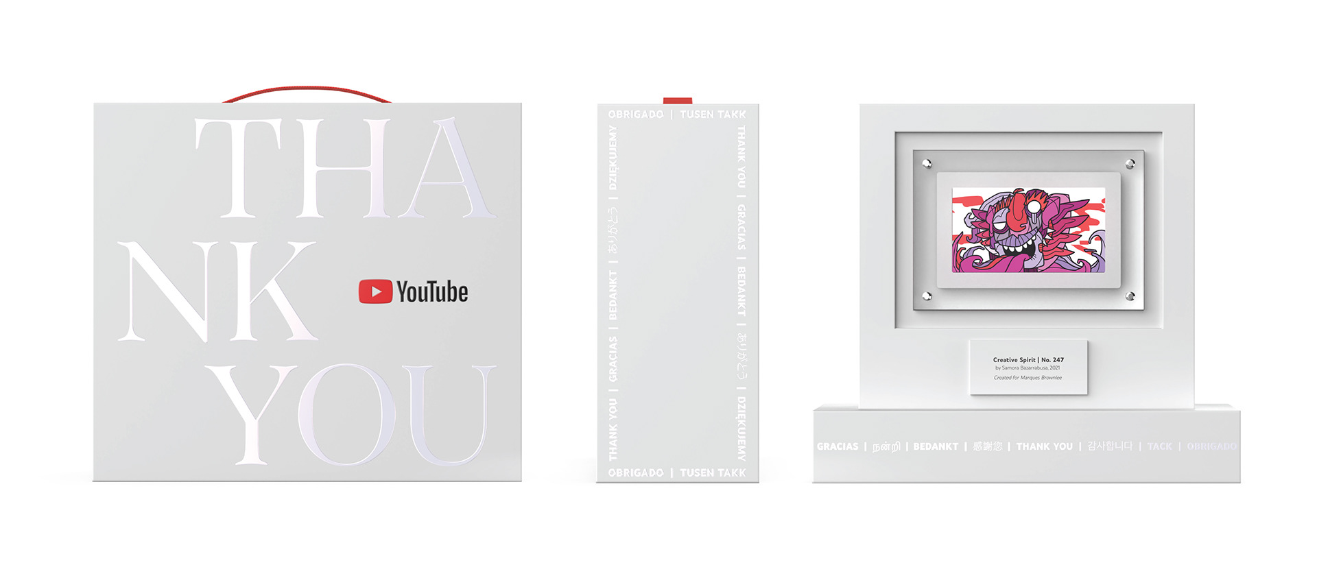 Gift box，Graphic Artist Designer，packing design，art gallery，Youtube，NFT，